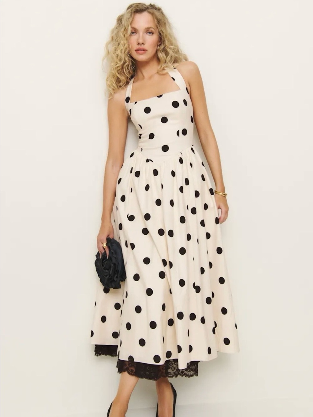 Reformation Talvi Dress Ivory - Size 4
